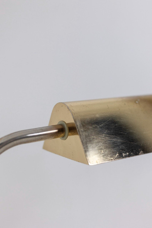 Library Lamp In Golden Brass, 1970s, LS5687409E