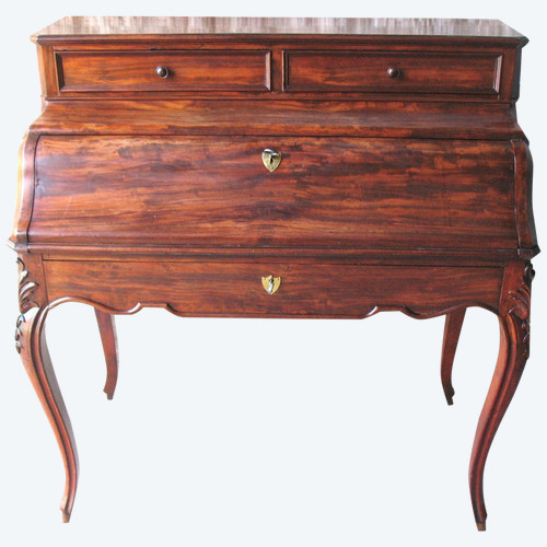 19th century mahogany cylinder desk