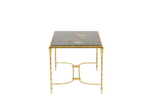 Maison Baguès, Coffee Table In Lacquer And Bronze, 1950s, LS5547809B
