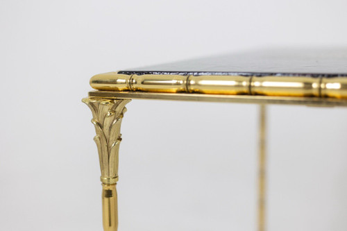 Maison Baguès, Coffee Table In Lacquer And Bronze, 1950s, LS5547809B