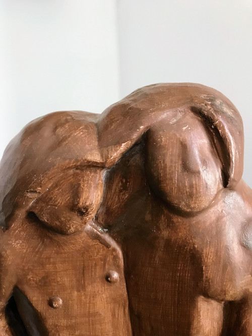 Adam et Ève, 1932, 2ème version, Joseph Czaky (1888-1971)