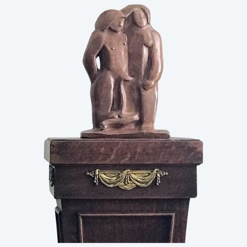 Adam et Ève, 1932, 2ème version, Joseph Czaky (1888-1971)