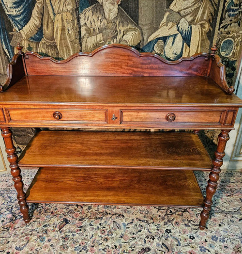 Credenza Napoleone 3 in mogano del XIX secolo