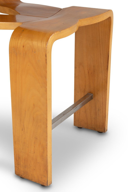 Set di otto sedie in betulla bionda, anni '80, LS54792009B