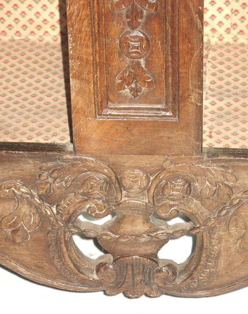 Buffet vaisselier 2 corps en chêne époque 18ème