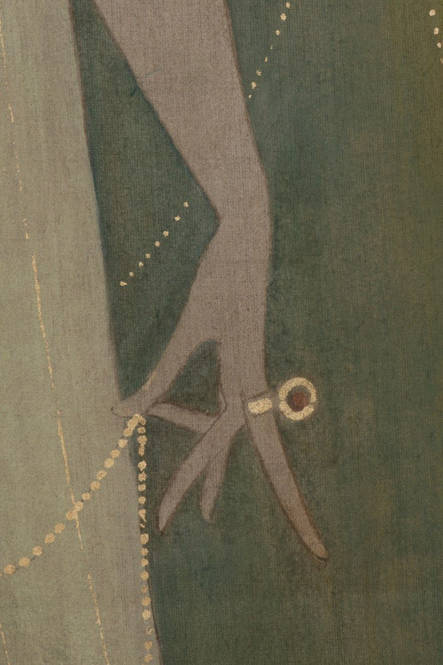 Leinwandgemälde, elegant Im Art Deco Stil, Zeitgenössisches Arbeiten, LS56471081B