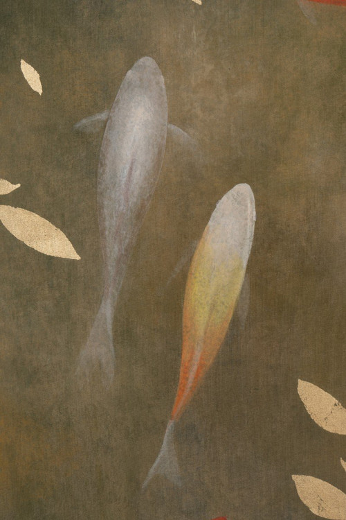 Leinwandbild, Koi-Karpfen, Zeitgenössische Arbeit, LS5648675C