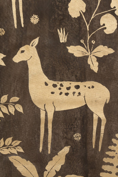 Toile Peinte, Biches, Travail Contemporain, LS5649675A