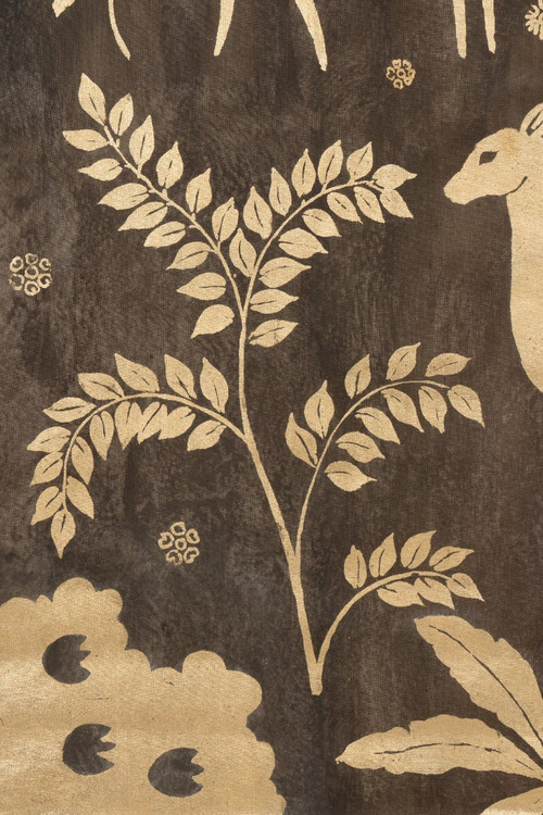 Toile Peinte, Biches, Travail Contemporain, LS5649675A