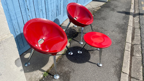 Salotto di design termoformato, anni '70
