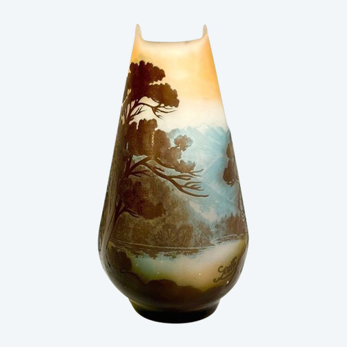Vase Gallé Art Nouveau "Paysage Vosgien"