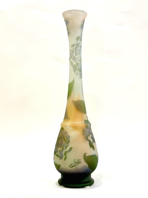 Important Art Nouveau Gallé Vase