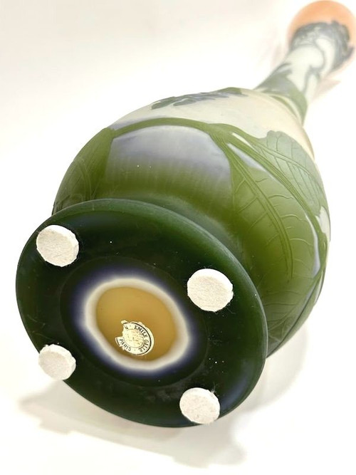 Important Art Nouveau Gallé Vase