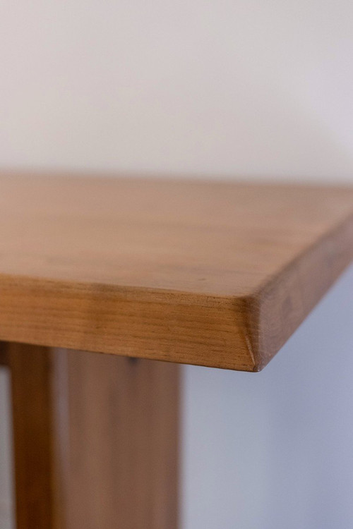Pierre Chapo, Table En Orme Modèle T14a, Années 1960, LS55764207C