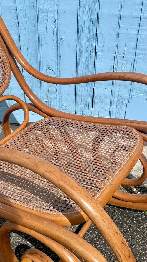 Rocking Chair, Rocking Chair In The Style Of Thonet, Early 20th Century