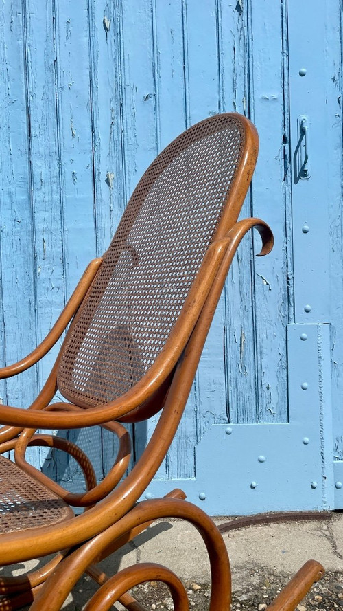 Rocking Chair, Rocking Chair In The Style Of Thonet, Early 20th Century
