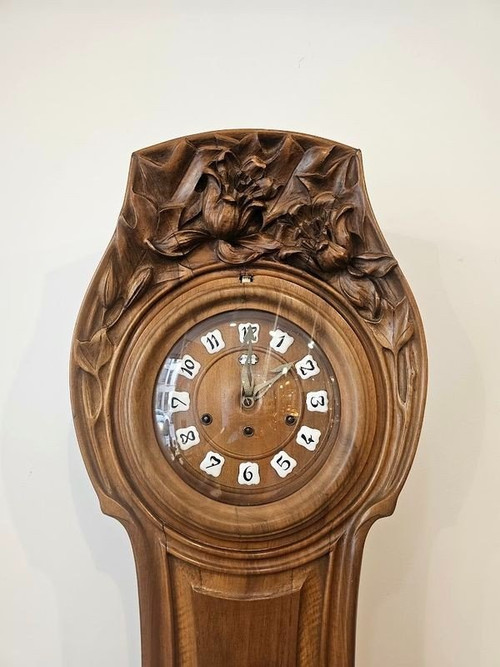 Art Nouveau Parquet Clock Camille Gauthier