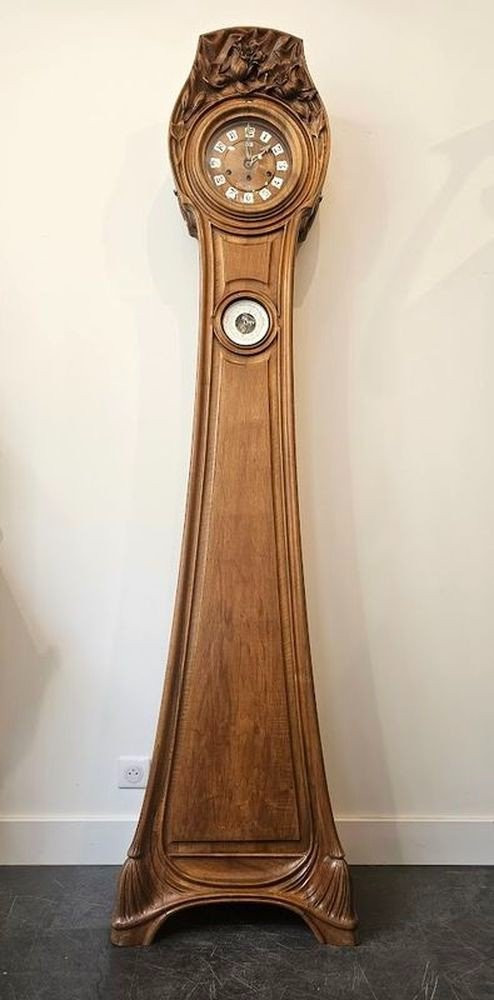 Art Nouveau Parquet Clock Camille Gauthier