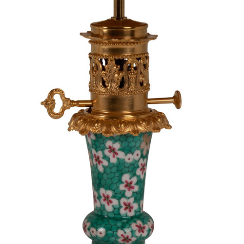 Coppia di lampade Canton in porcellana e bronzo, 1880 circa, LS5546774B