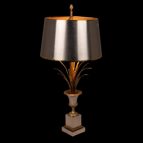 Maison Charles, lampada "Reed" in bronzo, anni '70, LS5571756B