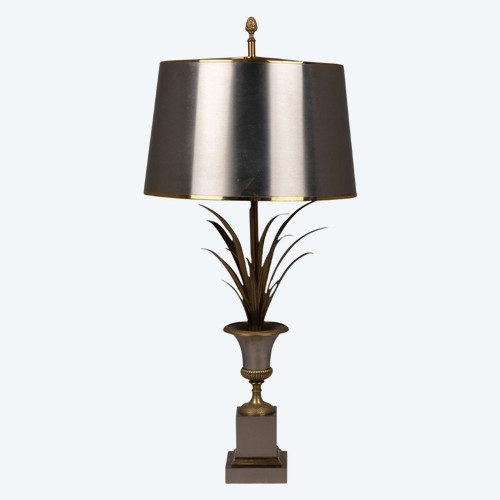 Maison Charles, lampada "Reed" in bronzo, anni '70, LS5571756B