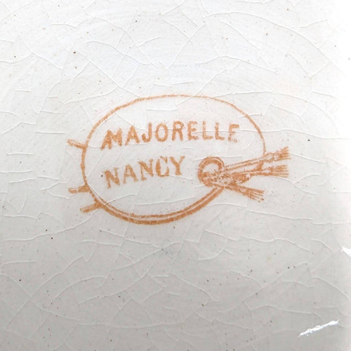 Boite  Art Nouveau Majorelle (nancy) En Porcelaine 1900