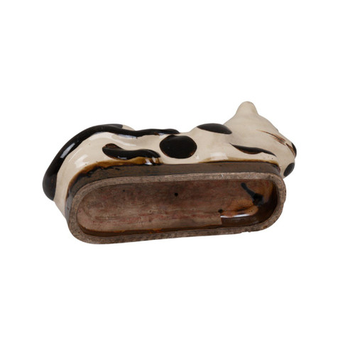 White And Black Ceramic Cat, Circa 1900, LS5559209E