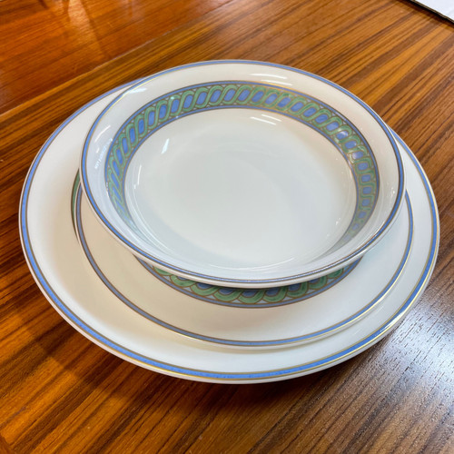 Christofle - Model Torsada Service 8 People Porcelain