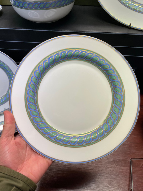 Christofle - Model Torsada Service 8 People Porcelain