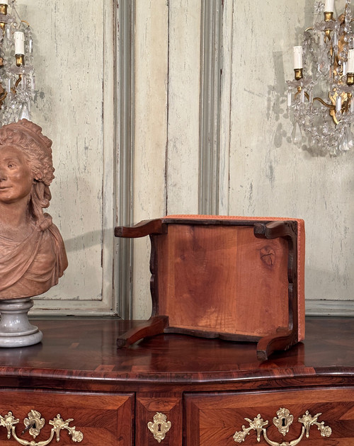 Repose Pied Tabouret De Style Louis XV Epoque XIXeme