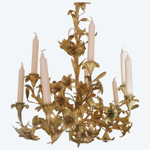 Lustre à dix bougies