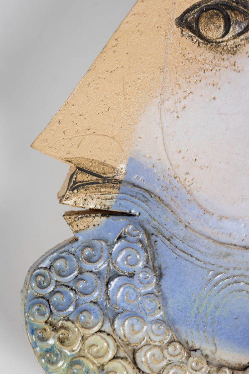 Jean Derval, Ceramic bas-relief sculpture, Year 2004, LS55091807D