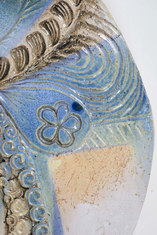 Jean Derval, Ceramic bas-relief sculpture, Year 2004, LS55091807D