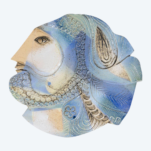Jean Derval, Ceramic bas-relief sculpture, Year 2004, LS55091807D