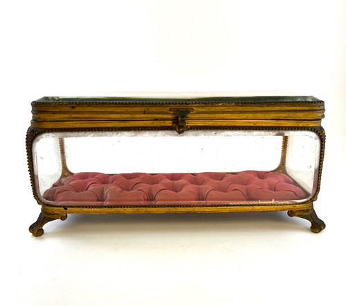 Large Napoleon 3 bevelled jewelry box