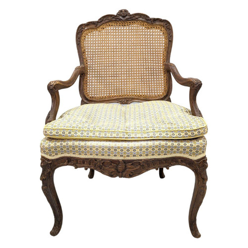 Paire De Fauteuils à La Reine Estampillés De Cresson époque XVIIIème,