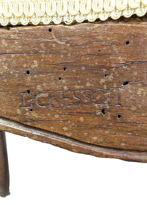 Paire De Fauteuils à La Reine Estampillés De Cresson époque XVIIIème,