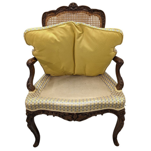 Paire De Fauteuils à La Reine Estampillés De Cresson époque XVIIIème,