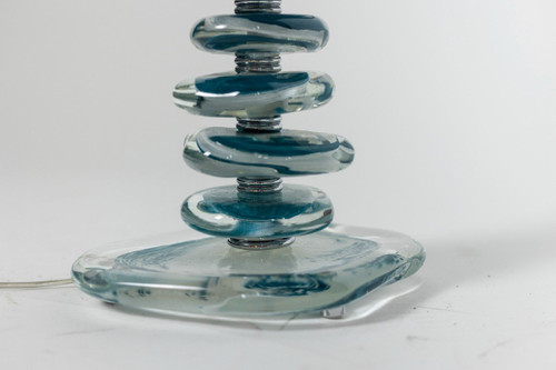 Paar Murano-Glaslampen, Zeitgenössisches Kunsthandwerk, LS5485734D