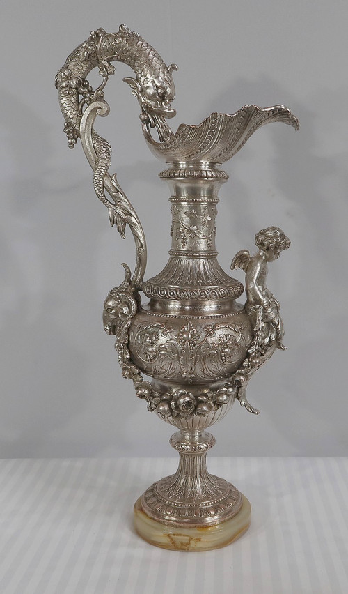 Importante Aiguière Argentée, style Louis XVI – XIXe