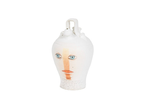 Painted Terracotta Vase, Contemporary Work, LS5437153C