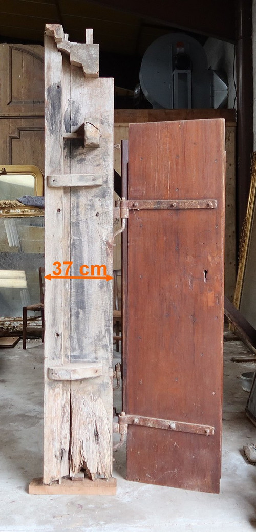 Rare Porte Indiane in Teak, stile Luigi XIV, Pondicherry - XIX secolo