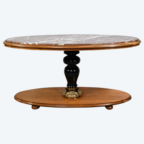 Important Center Table in Mahogany, Art Deco - Early 20th Century