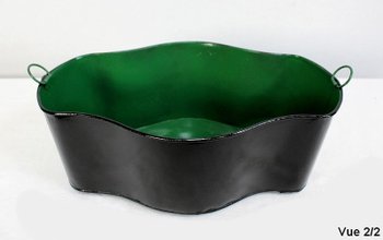 Table planter in blackened wood, Napoleon III period - 19th century