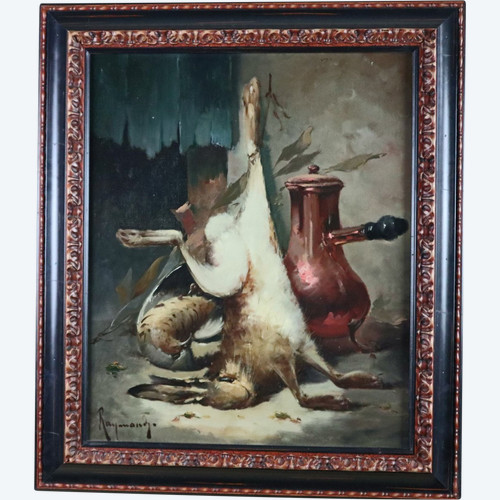 Casimir Raymond, Stillleben mit Hase