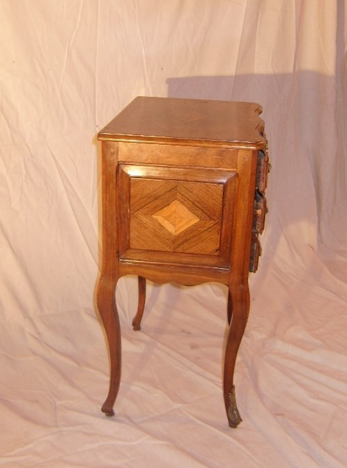 Louis XV inlaid bedside table