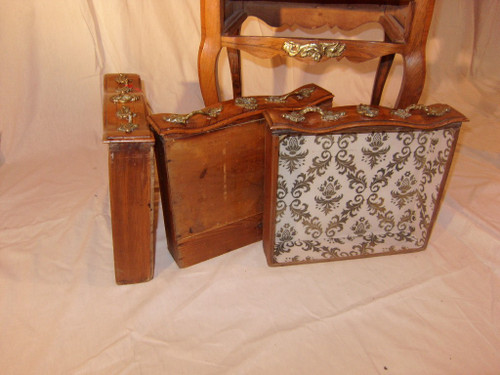 Louis XV inlaid bedside table