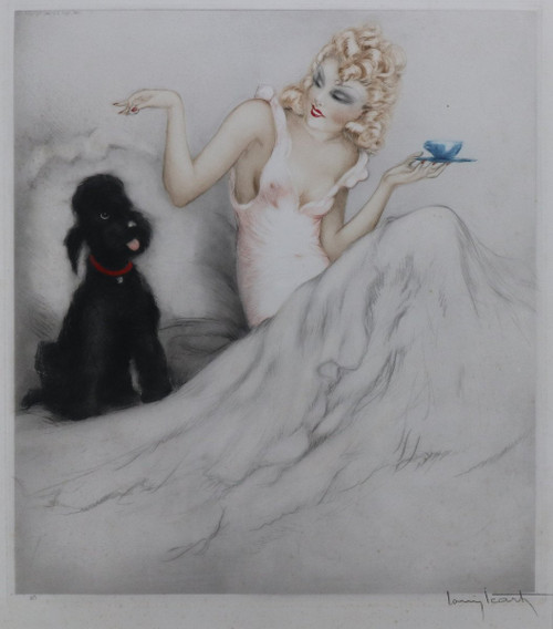Louis Icart, Morning Cup, Etching and aquatint, 1940