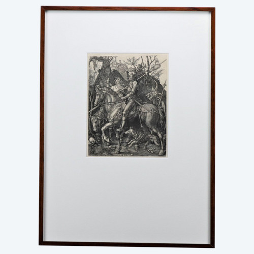 Le Chevalier, Le Diable Et La Mort, d'Aprés Albrecht Dürer, Estampe