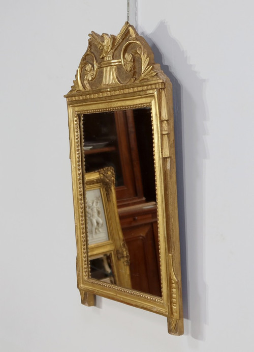 Gilded wood mirror, Louis XVI style - Early 20th century